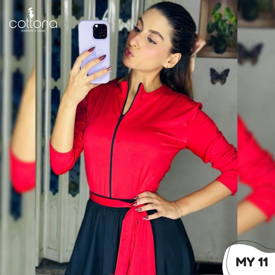 مايوه سادة | احمر MY 11