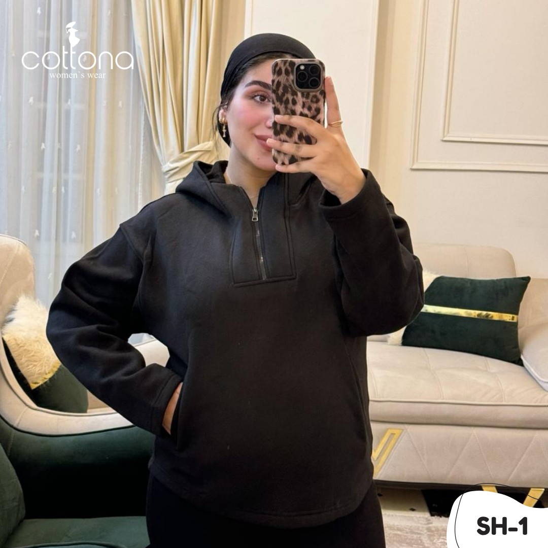 سويتشيرت اسود