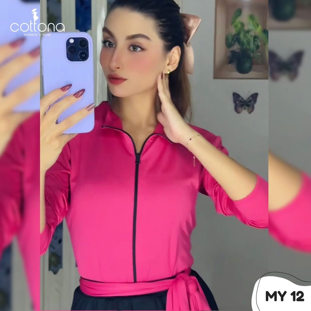 مايوه سادة | فوشيا MY 12