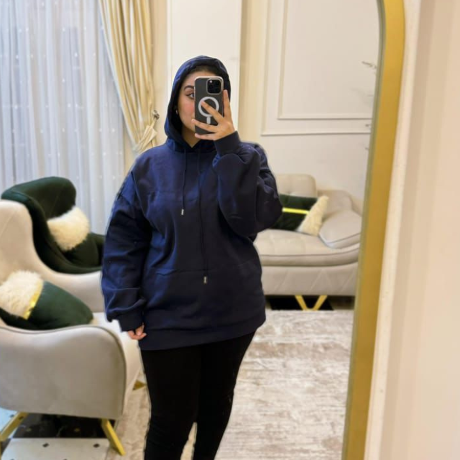 هودى كحلى فرى سايز