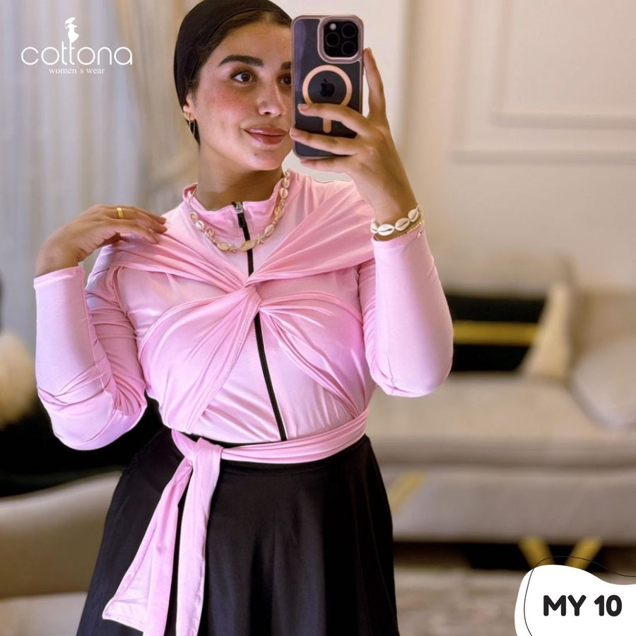 مايوه سادة | بينك MY 10