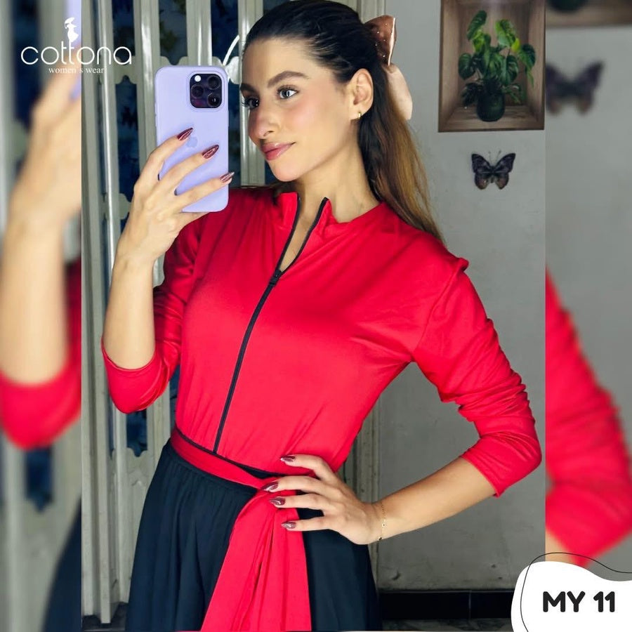 مايوه سادة | احمر MY 11
