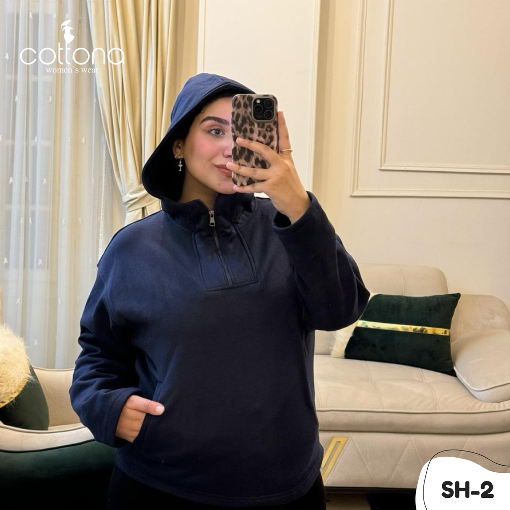 سويتشيرت كحلى