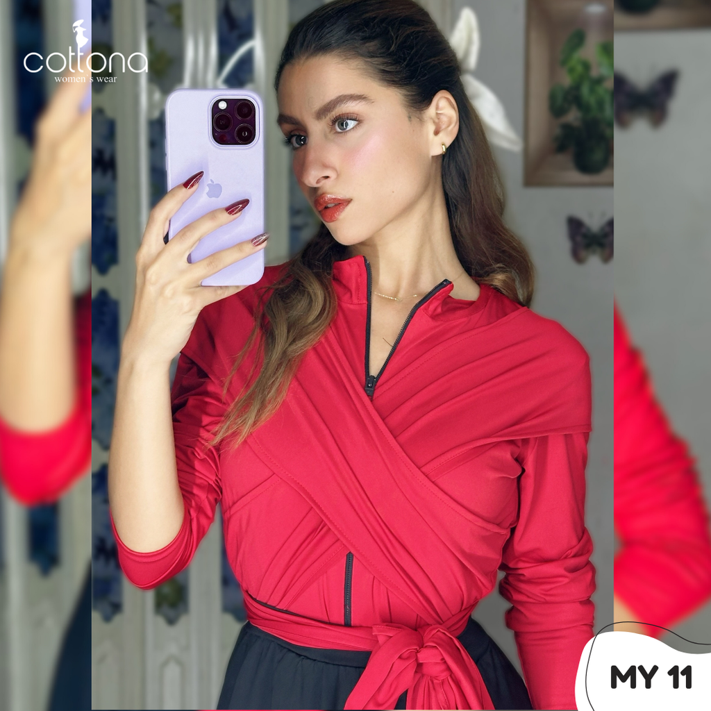 مايوه سادة | احمر MY 11